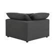 Serene 6-piece Upholstered Modular Sectional Sofa Charcoal