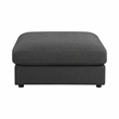 Serene 6-piece Upholstered Modular Sectional Sofa Charcoal