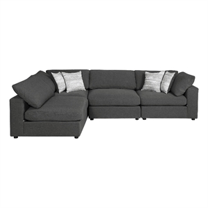 4-piece upholstered modular sectional