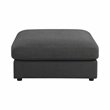 Serene 4-piece Upholstered Modular Sectional Sofa Charcoal