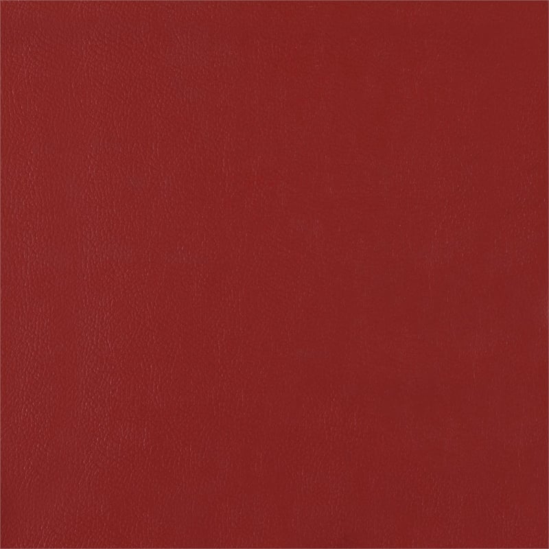 Retro Upholstered Dining Side Chair Red