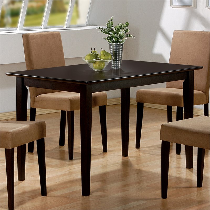 M - Coaster Hyde Rectangular Casual Dining Leg Table