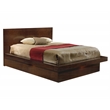 Jessica 5-piece Queen LED Bedroom Set Cappuccino