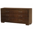 Jessica 5-piece Queen LED Bedroom Set Cappuccino