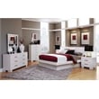 Coaster Jessica 5-Piece Wood Queen Bedroom Set with Wall Panels in White