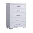 Jessica 6-piece Queen LED Bedroom Set Snow White