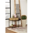 Declan 1-drawer Wood Accent Side Table Natural Mango