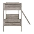 Ryder Wood Twin Over Twin Bunk Bed Weathered Taupe