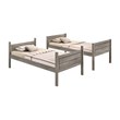 Ryder Wood Twin Over Twin Bunk Bed Weathered Taupe
