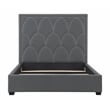 Bowfield Upholstered Queen Panel Bed Charcoal