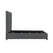Bowfield Upholstered Queen Panel Bed Charcoal