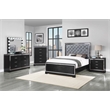 Coaster Eleanor Contemporary 3-Drawers Wood Bedroom Nightstand in Black