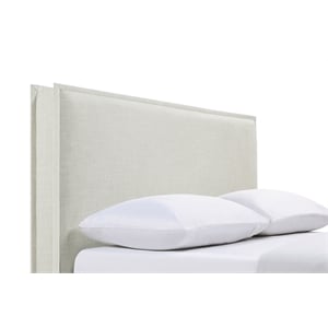 Izzy Upholstered Queen or Full Panel Headboard Sand
