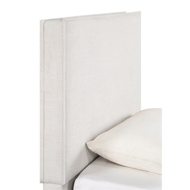 Izzy Upholstered Twin Panel Headboard Sand