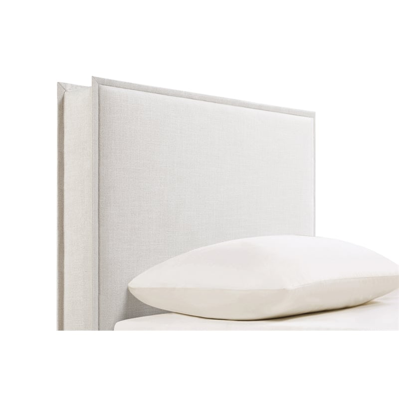 Izzy Upholstered Twin Panel Headboard Sand