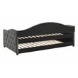 Sadie Upholstered Twin Daybed with Trundle Grey