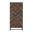 Carolyn 2-door Engineered Wood Accent Cabinet Rustic Oak