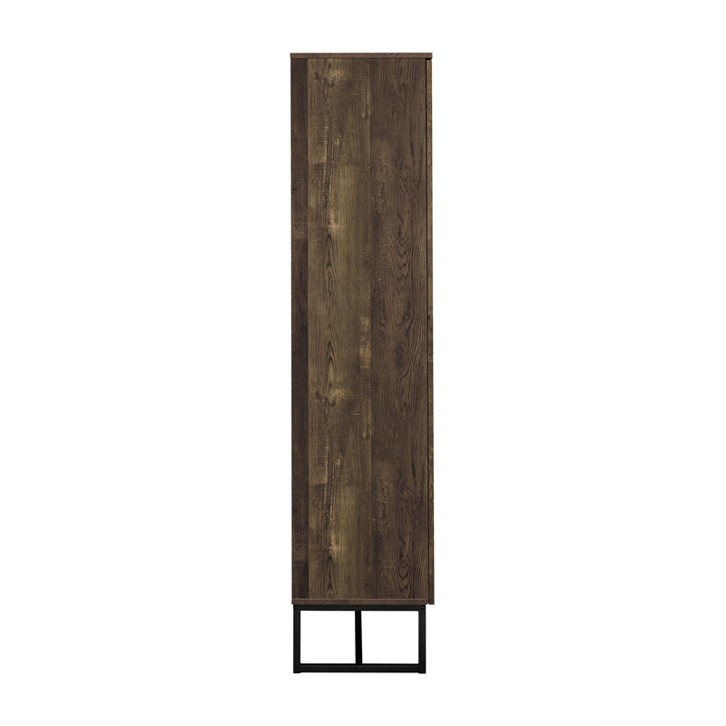 Carolyn 2-door Engineered Wood Accent Cabinet Rustic Oak