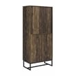 Carolyn 2-door Engineered Wood Accent Cabinet Rustic Oak