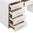 Felicity 9-drawer Vanity Table Lighted Mirror Glossy White