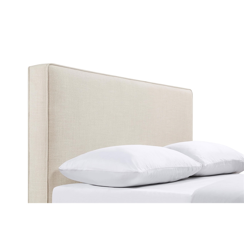 Kosmo Upholstered King Panel Headboard Sand