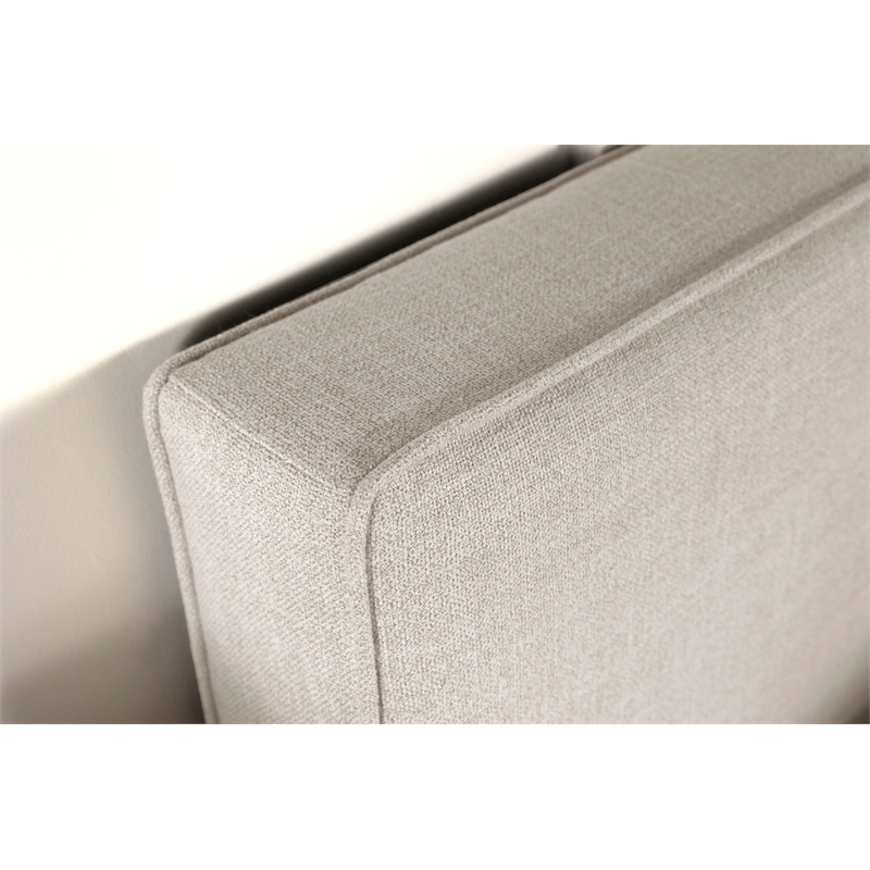 Kosmo Upholstered Twin Panel Headboard Sand