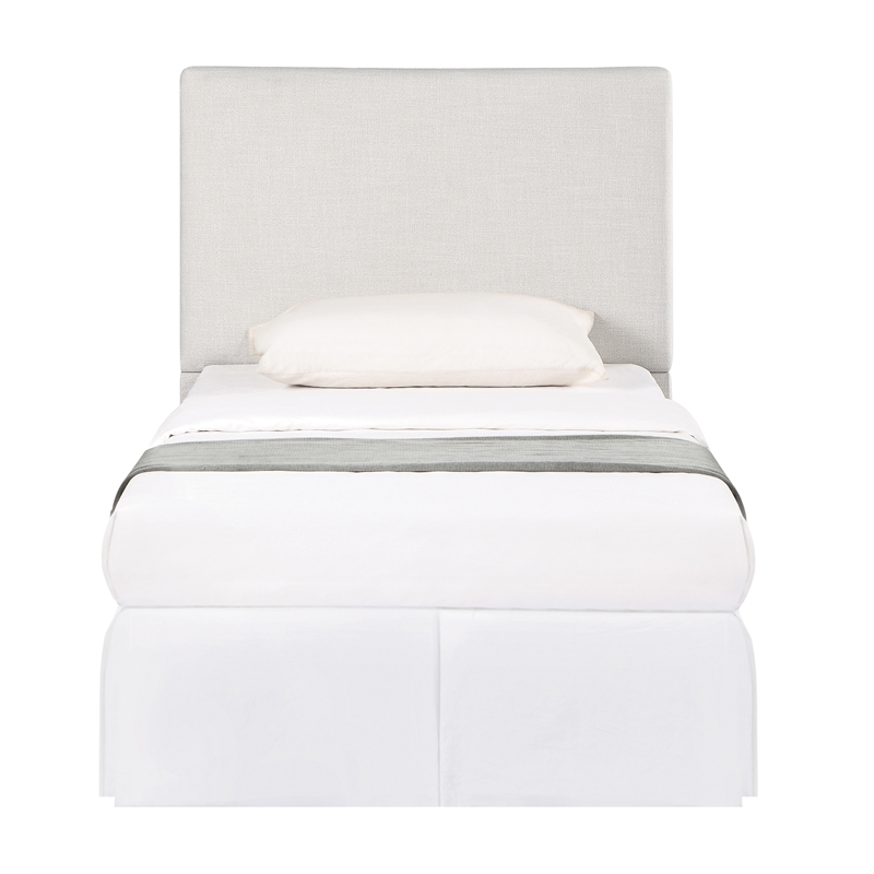 Pirro Upholstered Twin Panel Headboard Sand