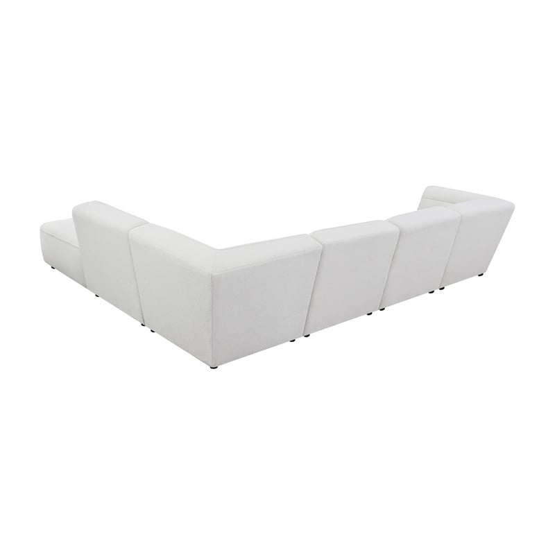 Sunny 6-piece Upholstered Modular Sectional Sofa Natural