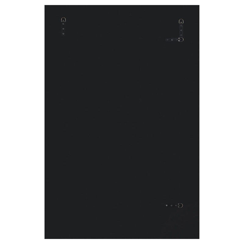 Aideen 32 x 47 Inch Acrylic Crystal Wall Mirror Silver