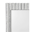 Aideen 32 x 47 Inch Acrylic Crystal Wall Mirror Silver
