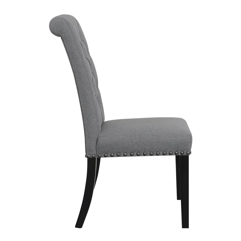 Alana Fabric Upholstered Dining Side Chair Grey