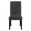 Alana Velvet Upholstered Dining Side Chair Brown