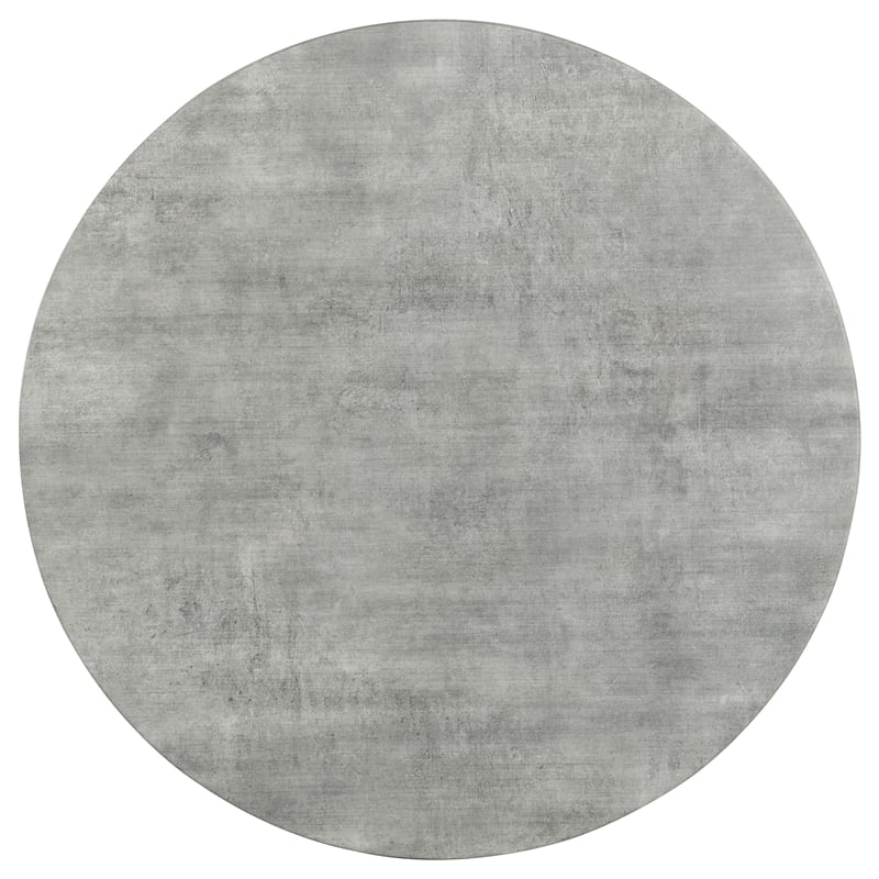 Hadi Round SmartTop Coffee Table Cement and Gunmetal