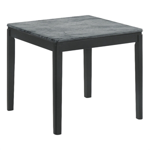 Coaster Contemporary Wood Square End Table with Break-Proof in Gray