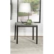 Mozzi Square Faux Marble Side End Table Grey and Black
