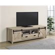 Madra 2-door Engineered Wood 79-inch TV Stand Distressed Pine