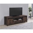 Madra 2-door Engineered Wood 79-inch TV Stand Dark Pine