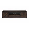 Madra 2-door Engineered Wood 79-inch TV Stand Dark Pine