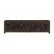 Sachin 4-door Engineered Wood 79-inch TV Stand Dark Pine