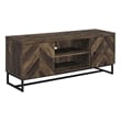 Myles 2-door Engineered Wood 60-inch TV Stand Rustic Oak