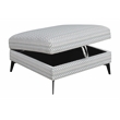 Clint Square Upholstered Tufted Storage Ottoman Aloe