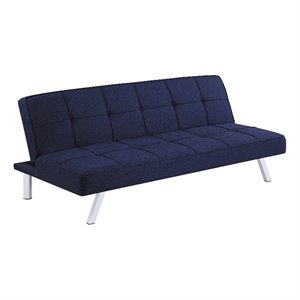joel fabric upholstered tufted sofa bed
