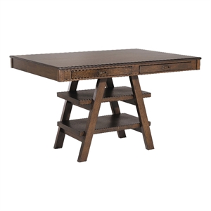 Dewey Rectangular 60-inch Counter Height Dining Table Walnut