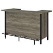 Bellemore Freestanding Home Bar Wine Cabinet Grey Driftwood