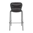 Mckinley Faux Rattan Metal Bar Chair Brown