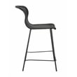 Mckinley Faux Rattan Metal Counter Chair Brown