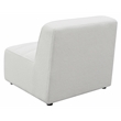 Sunny Upholstered Armless Chair Natural