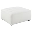 Sunny Square Upholstered Ottoman Natural
