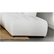 Sunny Square Upholstered Ottoman Natural