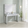 Umbridge 3-drawer Vanity Set with Lighting Chrome and White